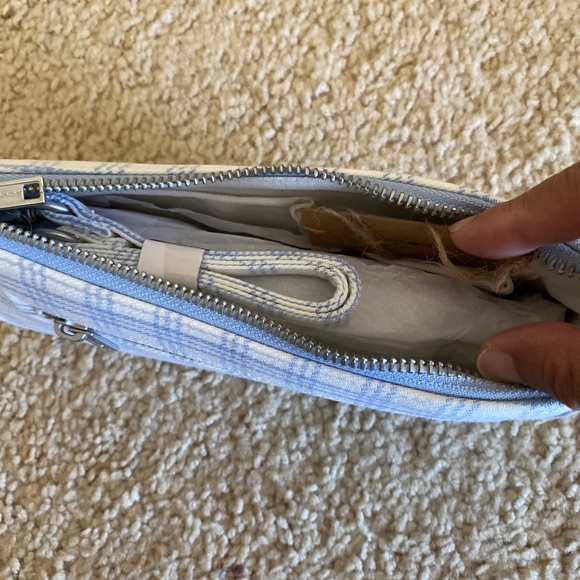 Brandy Melville Bags Brandy Melville White And Blue Plaid Shoulder